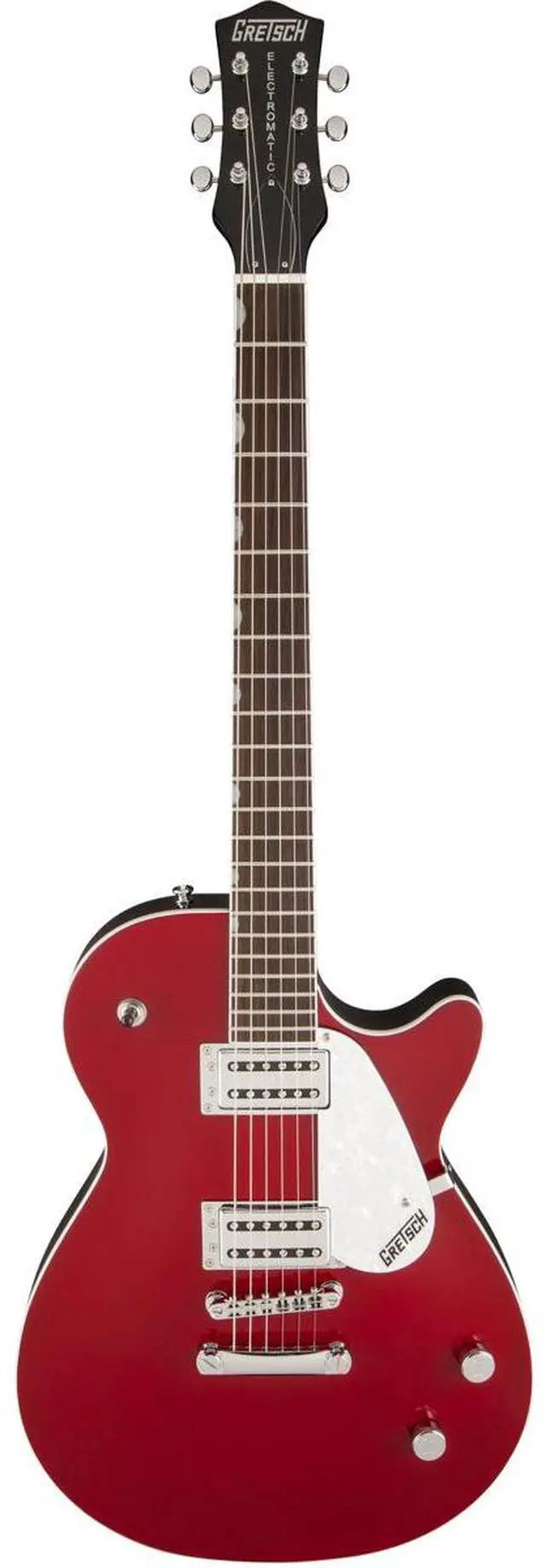 Alt view image 9 of 14 - Gretsch G5421 Electromatic Jet Club Electric Guitar, Firebird Red #2519010516