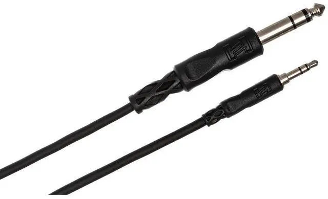 Alt view image 3 of 6 - Hosa Technology 2x Stereo Mini Male to Stereo 1/4" Male Cable, 10' #CMS-110 2