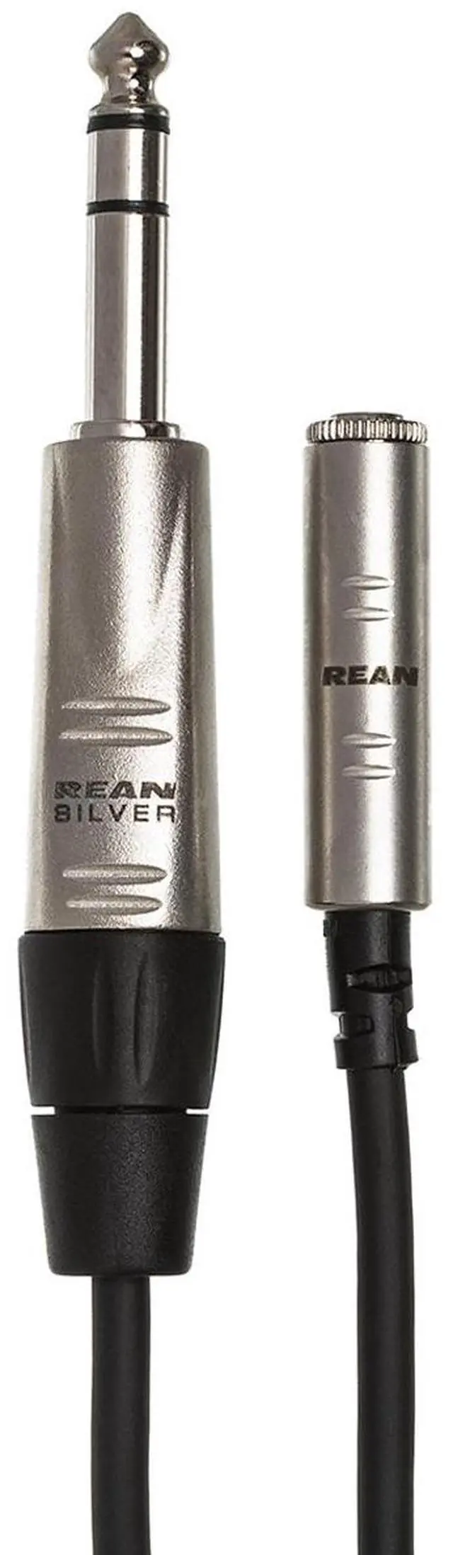 Alt view image 4 of 5 - Hosa Technology 5' REAN 3.5mm TRS Female to 1/4" TRS Male Pro Headphones Cable