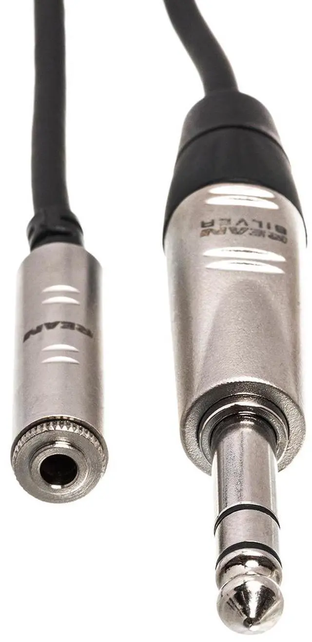 Alt view image 5 of 5 - Hosa Technology 5' REAN 3.5mm TRS Female to 1/4" TRS Male Pro Headphones Cable