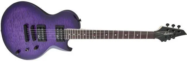 Alt view image 7 of 10 - Jackson JS Series Monarkh SC JS22Q Electric Guitar Transparent Purple Burst