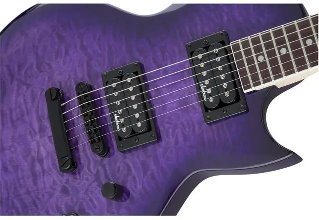 Alt view image 9 of 10 - Jackson JS Series Monarkh SC JS22Q Electric Guitar Transparent Purple Burst