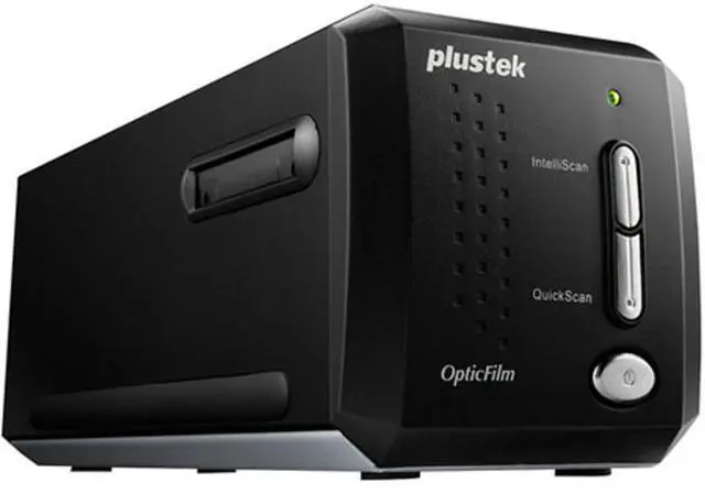 Alt view image 2 of 4 - Plustek OpticFilm 8200i AI - 35mm Film & Slide Scanner, with IT 8 Calibration Target / SilverFast Ai Studio 8, 7200 dpi & 48-bit Output, Integrated Infrared Dust/Scratch Removal, For Mac and PC