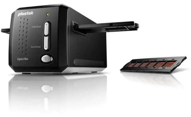 Alt view image 4 of 4 - Plustek OpticFilm 8200i AI - 35mm Film & Slide Scanner, with IT 8 Calibration Target / SilverFast Ai Studio 8, 7200 dpi & 48-bit Output, Integrated Infrared Dust/Scratch Removal, For Mac and PC