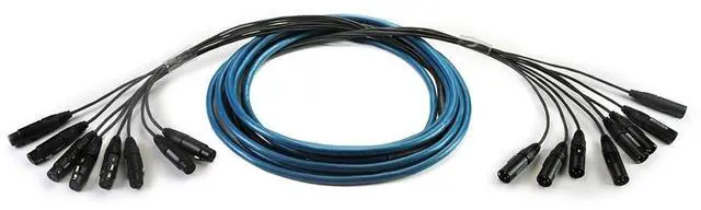 Main image of Whirlwind Medusa Multitrack Series 10' 8 Channel 3-Pin XLR Male to XLR Female Fanout Snake Cable