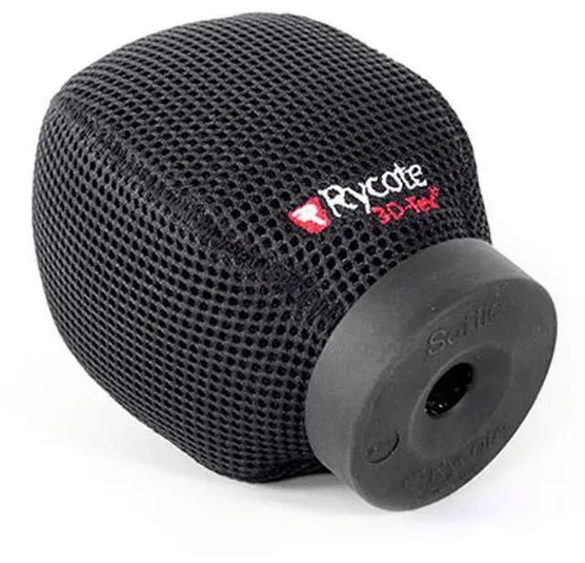 Alt view image 2 of 3 - Rycote 5cm / 1.97" Super-Softie Standard Hole (19/22) Slip-on Windshield with 3D-Tex