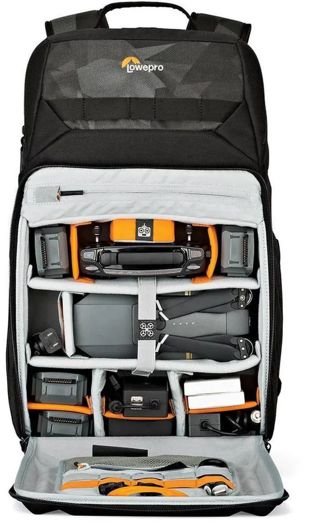 Alt view image 2 of 7 - Lowepro DroneGuard BP 250 Backpack for DJI Mavic Pro/Air with 15" Laptop,& More