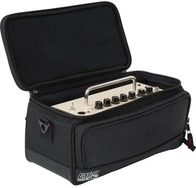 Alt view image 2 of 15 - Gator Cases Padded Nylon Bag Custom Fit for Behringer X-AIR Mixer, 13.1x6.25x6"