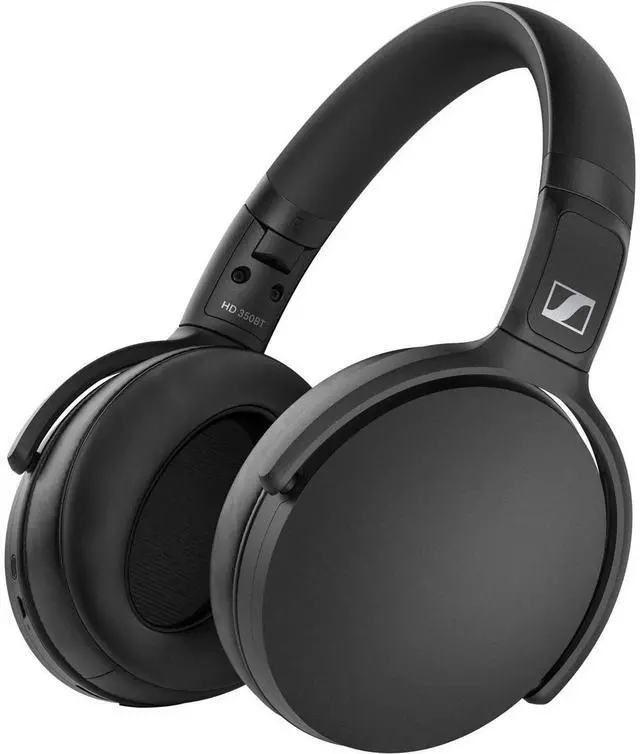 Alt view image 19 of 20 - Sennheiser HD 350BT Wireless Over-Ear Headphones with Bluetooth 5.0 (Black)