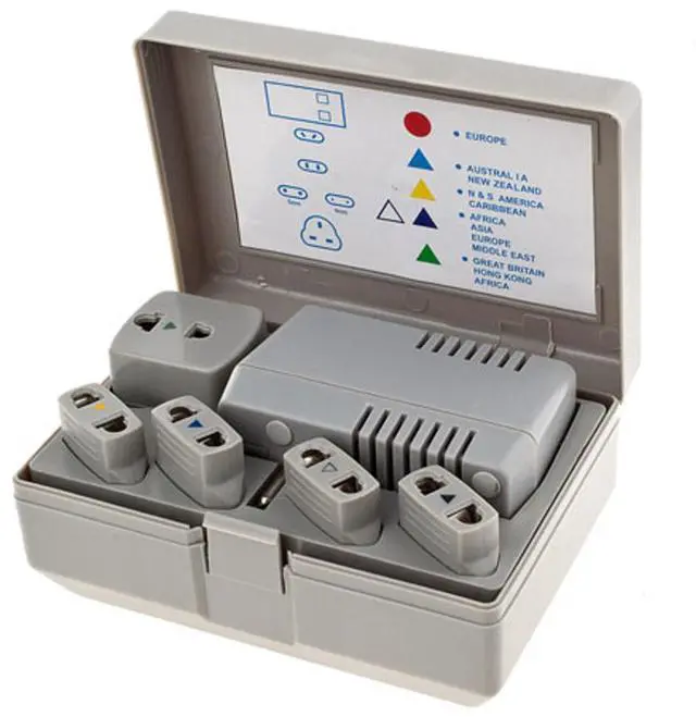 Main image of Adorama 1650W 220 to 110 Voltage Converter Plug Adapter Kit