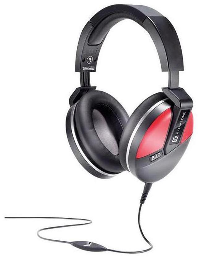 Alt view image 5 of 9 - Ultrasone Performance 820 Closed Back Headphones Red