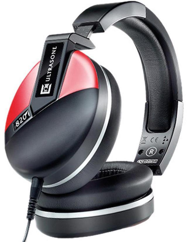 Alt view image 6 of 9 - Ultrasone Performance 820 Closed Back Headphones Red