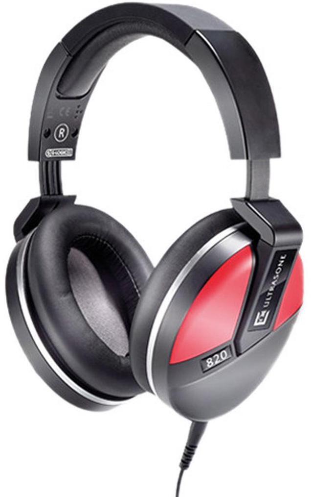 Alt view image 8 of 9 - Ultrasone Performance 820 Closed Back Headphones Red