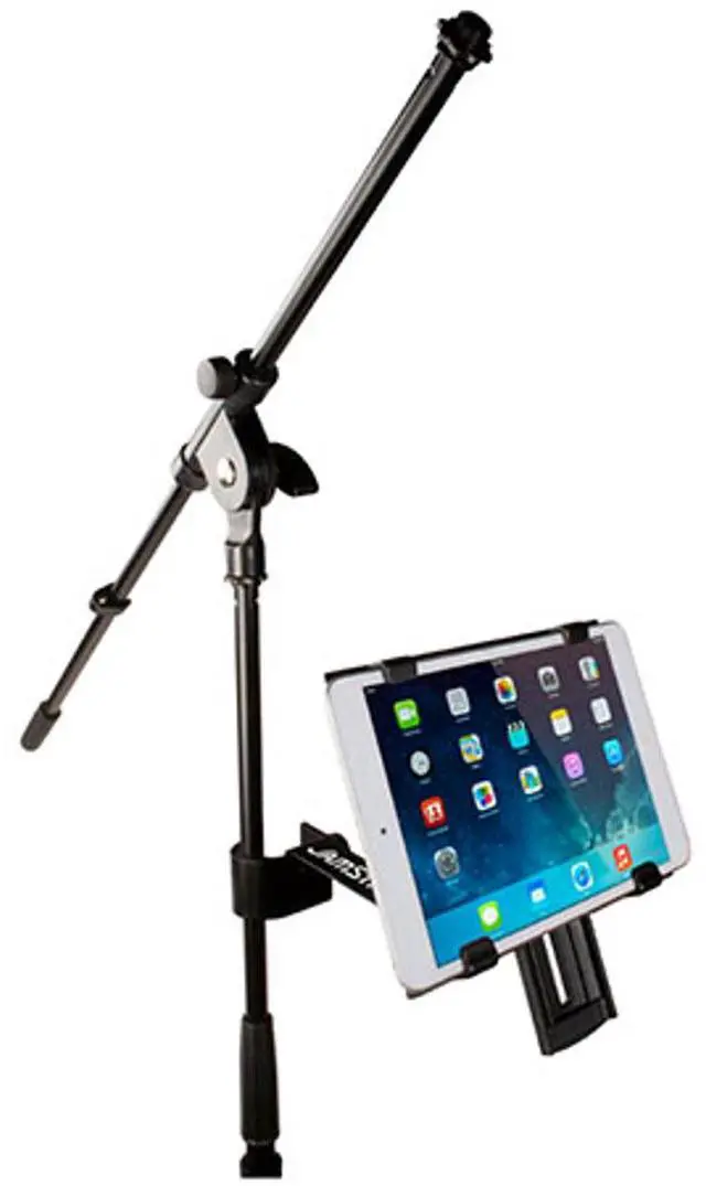 Alt view image 13 of 14 - Ultimate Support JS-MNT101 Universal Holder for iPads and iPad mini, 5.5" Extension Bar Length