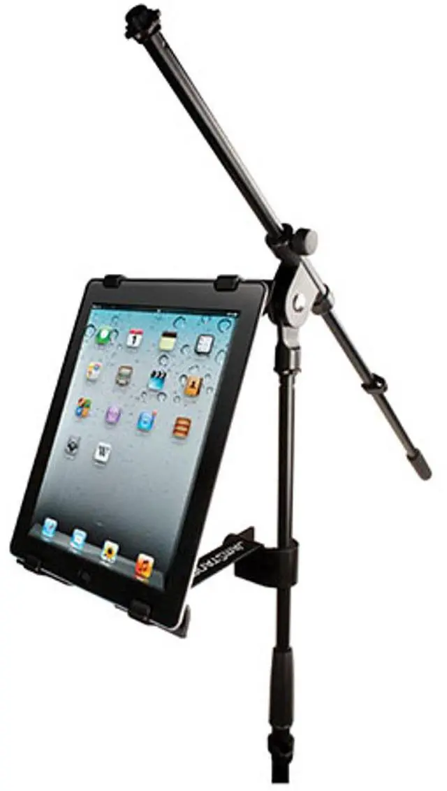 Alt view image 14 of 14 - Ultimate Support JS-MNT101 Universal Holder for iPads and iPad mini, 5.5" Extension Bar Length