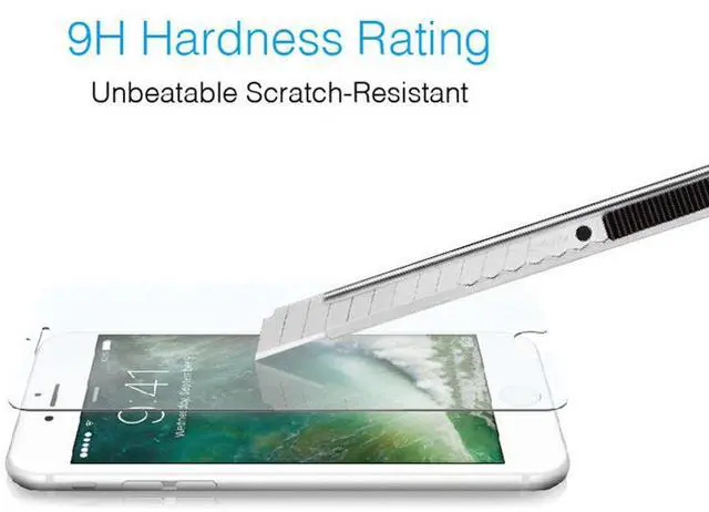 Alt view image 6 of 10 - Just Mobile SP279 Xkin Tempered Glass iPhone 7 Plus