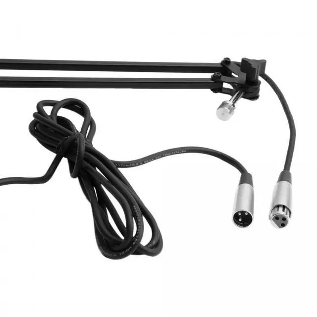 Alt view image 17 of 19 - On-Stage MBS5000 Broadcast/Webcast Boom Arm with XLR Cable