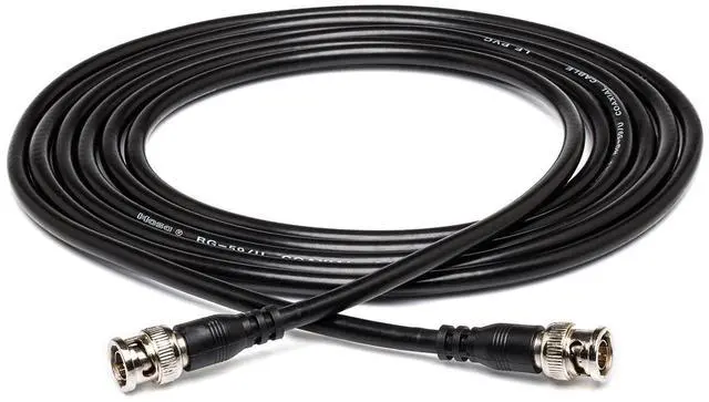 Main image of Hosa Technology 6' BNC Male to BNC Male RG-59 75 ohm Coaxial Cable #BNC59106