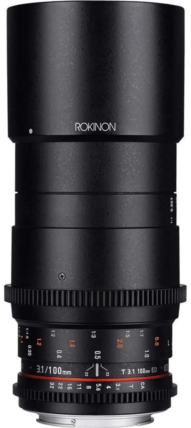 Alt view image 5 of 11 - Rokinon 100mm T3.1 Telephoto Macro Cine DS Lens for Sony E Mount Cameras