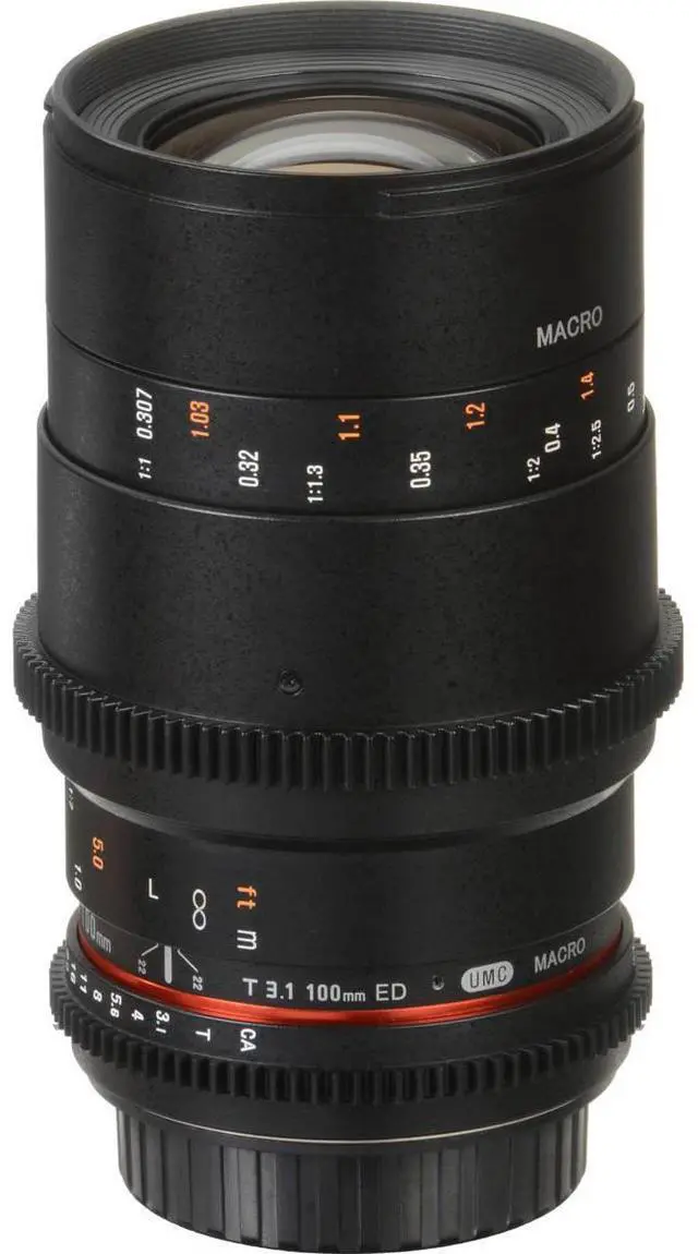 Alt view image 11 of 11 - Rokinon 100mm T3.1 Telephoto Macro Cine DS Lens for Sony E Mount Cameras