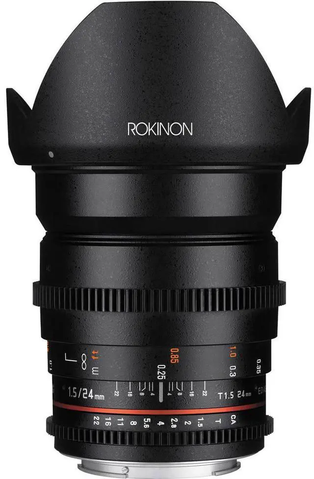 Alt view image 16 of 20 - Rokinon 24mm T1.5 Cine Wide Angle Lens for Canon EF Mount #DS24M-C