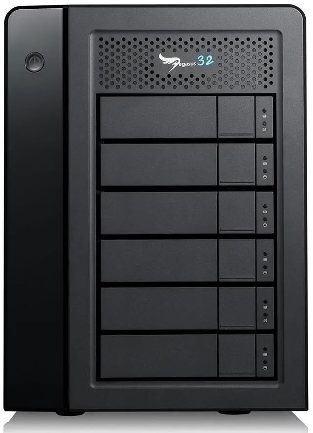 Main image of Promise Technology Pegasus32 R6 48TB (6x8TB) 6-Bay Thunderbolt 3/USB 3.2 Array