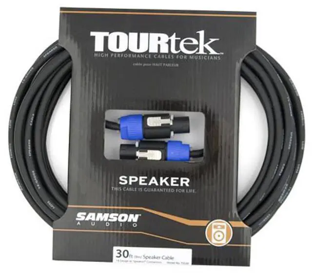 Alt view image 3 of 3 - Samson TSS30 Tourtek Speakon Speaker Cable, 30 ft
