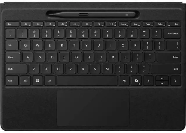 Alt view image 5 of 9 - Microsoft Surface Slim Pen (2nd Edition) and Pro Flex Keyboard for Pro (11th Edition), Pro 9, Pro 8 Black