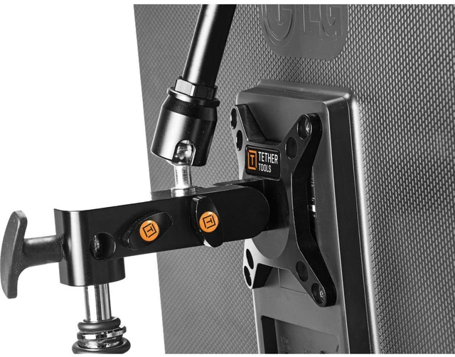 Alt view image 3 of 10 - Tether Tools Rock Solid VESA Studio Monitor Mount for Stands #STDVU-2