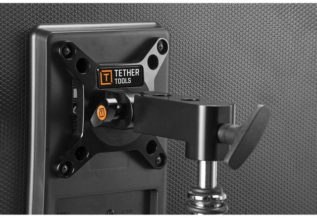 Alt view image 4 of 10 - Tether Tools Rock Solid VESA Studio Monitor Mount for Stands #STDVU-2