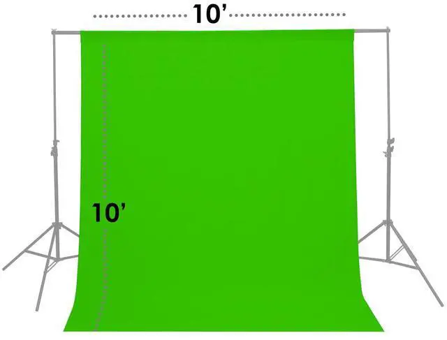 Alt view image 2 of 5 - Glow Glow Muslin Backdrop - 10x10' (Green)