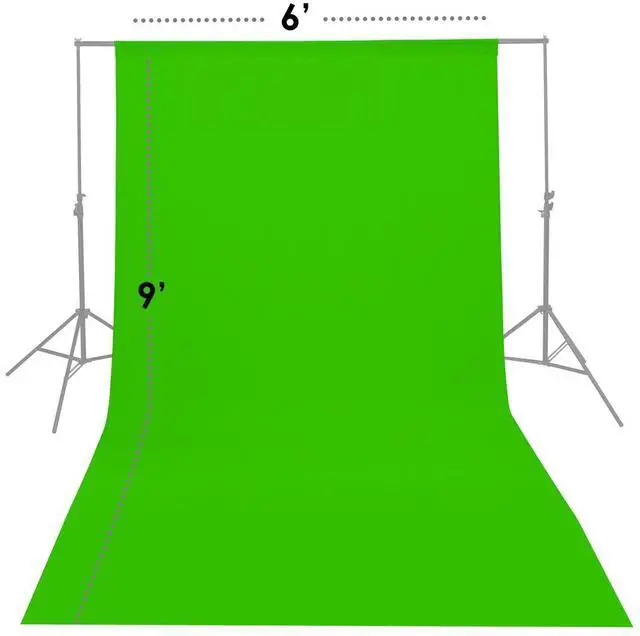 Alt view image 2 of 5 - Glow Glow Muslin Backdrop - 6 x 9' (Green)