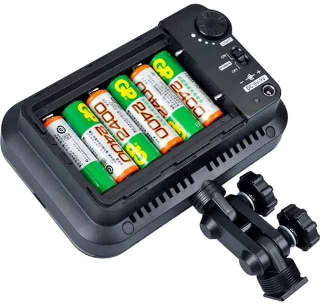 Alt view image 4 of 4 - Godox LED126 Hot Shoe Professional LED Video Light for DSLR Cameras & Camcorders, 5500K-6500K Color Temperature