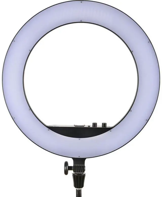 Alt view image 4 of 7 - Godox LR160 LED 3200K-8000K Bi-Color Ring Ligh (Black)