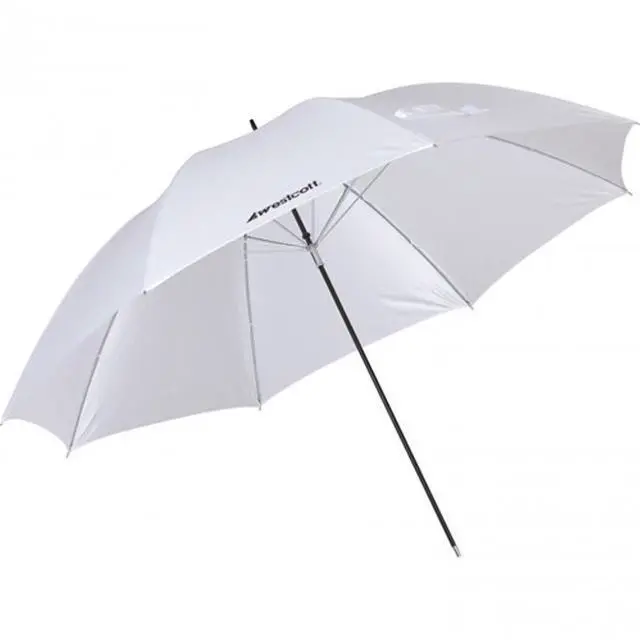 Alt view image 9 of 11 - Westcott Optical White Satin Diffusion Standard Umbrella (45")