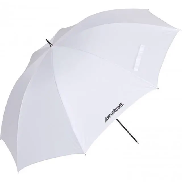 Alt view image 10 of 11 - Westcott Optical White Satin Diffusion Standard Umbrella (45")