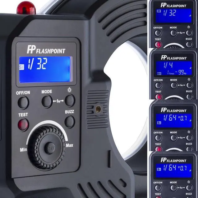 Alt view image 3 of 7 - Flashpoint RF-400 Ring Li-On 400ws Ringflash with Battery Pack #FP-LF-RF400