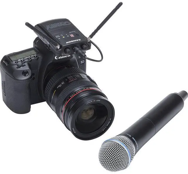 Alt view image 7 of 7 - Samson Concert 88 UHF Camera Wireless Handheld Microphone System