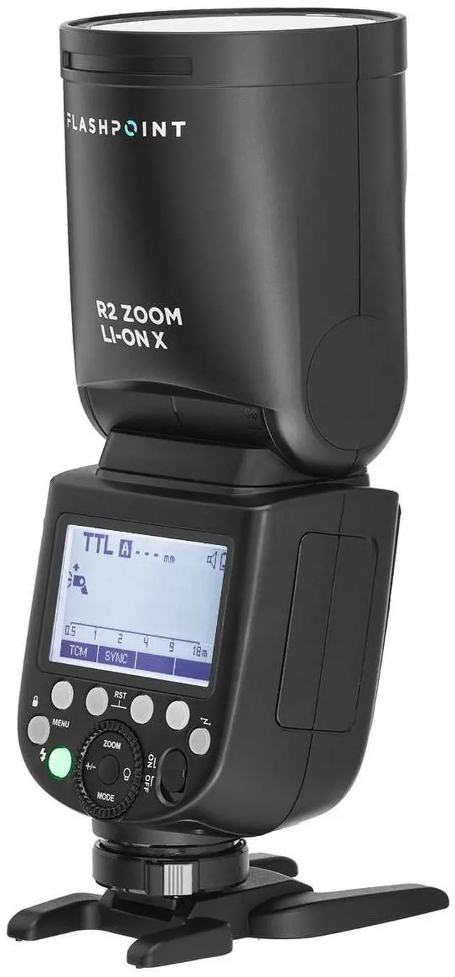 Alt view image 5 of 8 - flashpoint zoom li-on x r2 ttl on-camera round flash speedlight for pentax (godox v1)