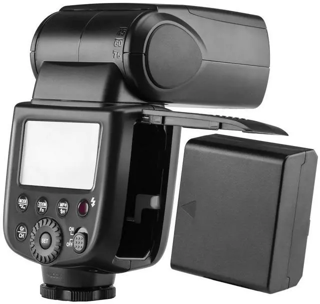 Alt view image 3 of 8 - Flashpoint Zoom Li-on Manual R2 On-Camera Flash Speedlight (V850II)