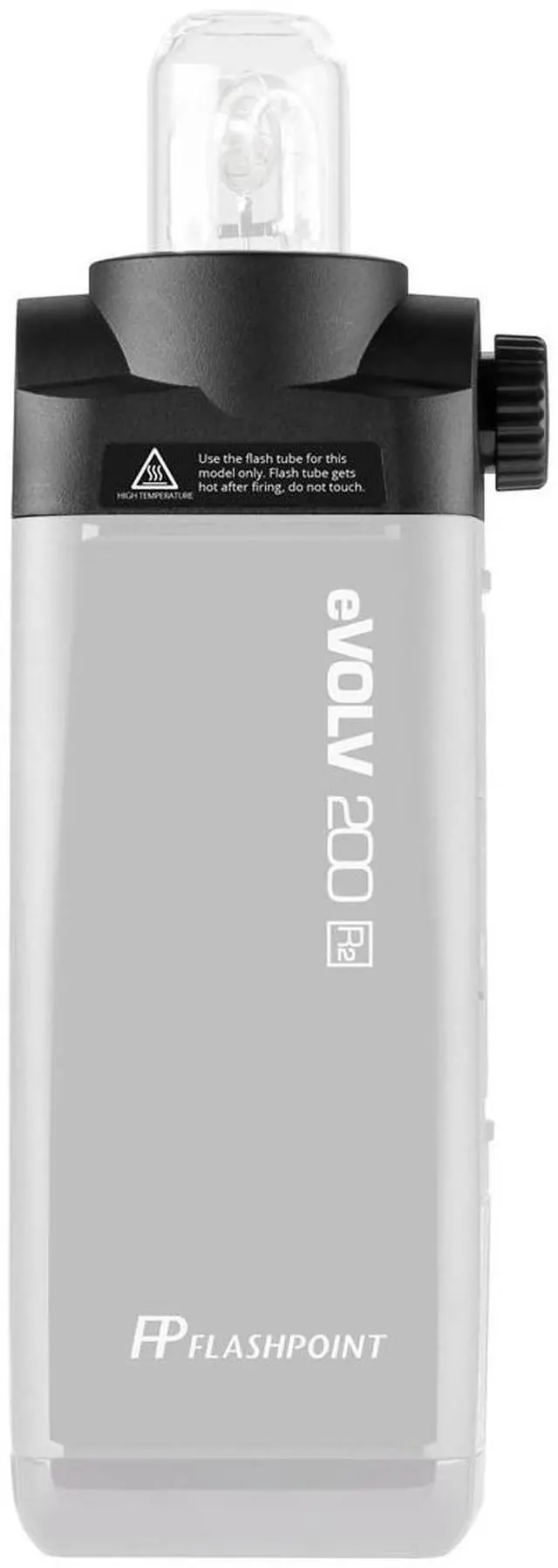 Alt view image 6 of 7 - Flashpoint H200J Bare Bulb Flash Head for eVOLV200 & 200Pro (Without Flash Tube)