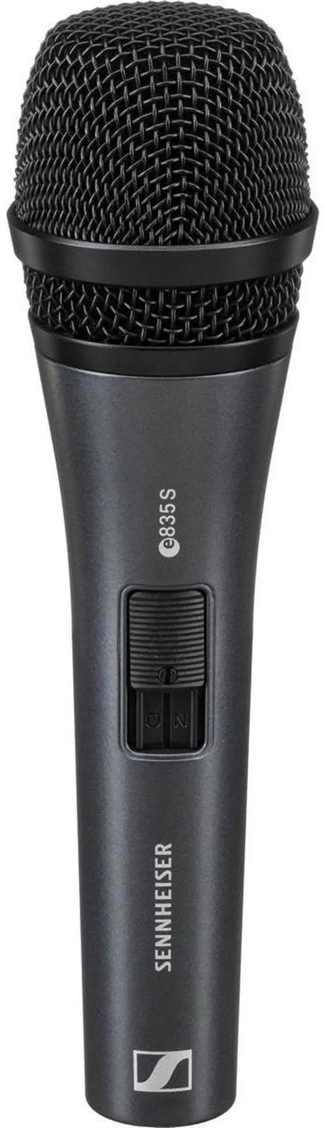Alt view image 5 of 7 - Sennheiser Sennheiser e 835-S Cardioid Handheld Dynamic Microphone Bundle with Value Series XLR M to F Professional Microphone Cable, On-Stage ASWS58 Foam Windscreen for Handheld Microphones, Black