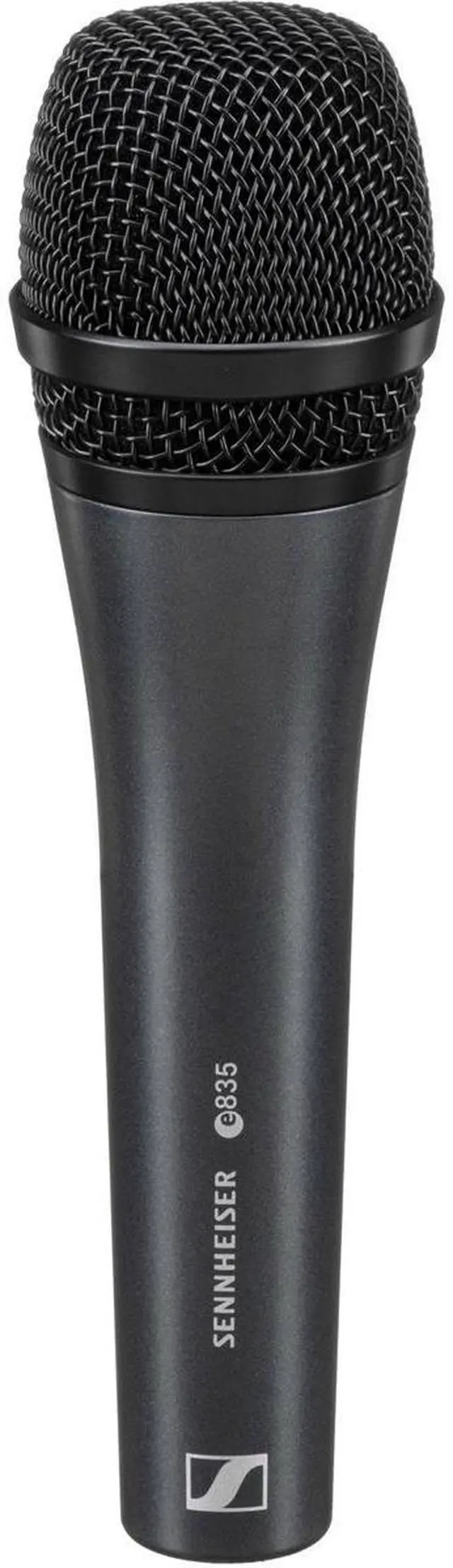 Alt view image 5 of 7 - Sennheiser Sennheiser e 835 Cardioid Handheld Vocal Microphone Bundle with Value Series XLR M to F Professional Microphone Cable, On-Stage ASWS58 Foam Windscreen for Handheld Microphones, Black