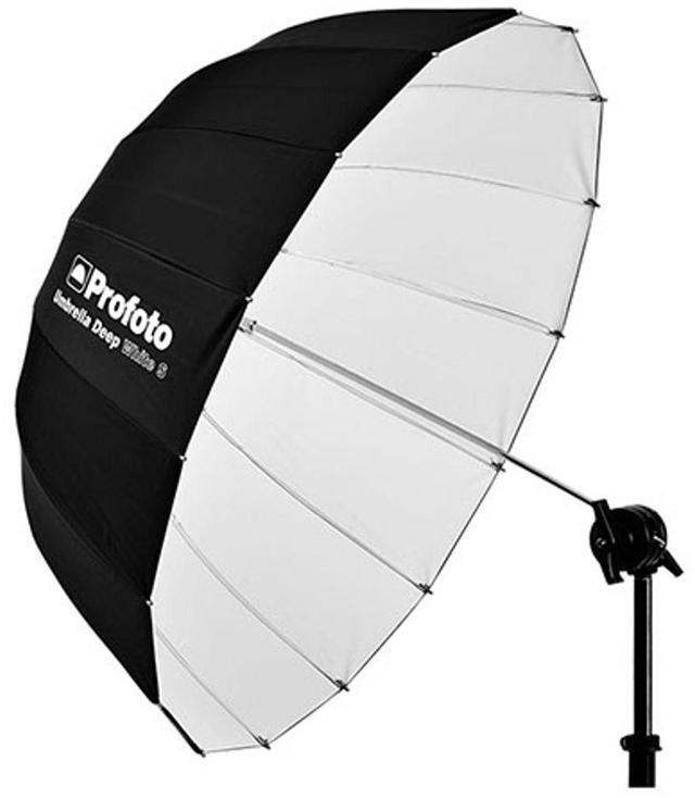 Alt view image 6 of 6 - Profoto Deep and Parabolic 33" Umbrella, Small, White #100983