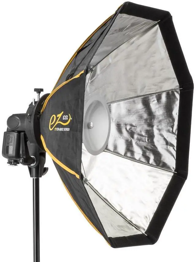 Alt view image 6 of 7 - Glow Glow EZ Lock 25" Octa Small Quick Softbox, 8-Sided Parabolic Softbox Opens Up and Closes Down Easily, this Bowens Mount Softbox is a Perfect Speedlight Soft box