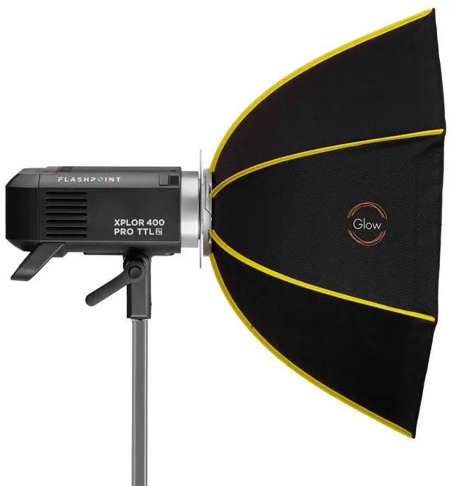 Alt view image 3 of 7 - Flashpoint XPLOR 400 Pro TTL R2 Monolight, Bundle w/ParaSnap Softbox, Speedring