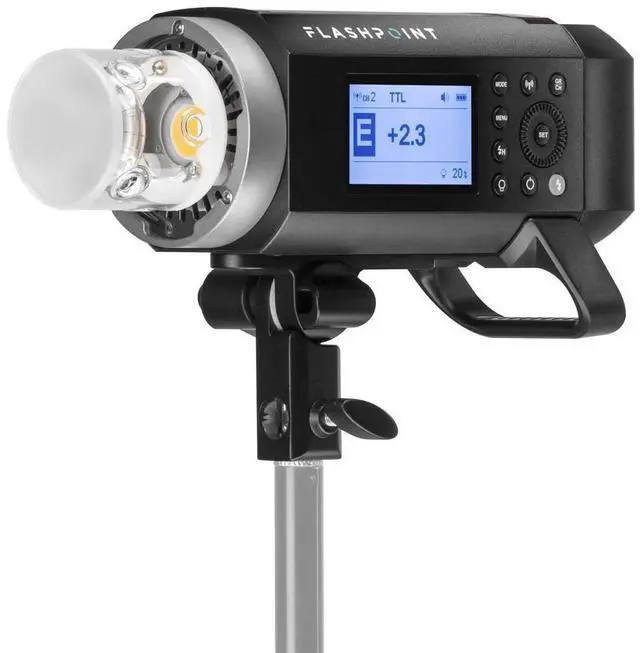 Alt view image 3 of 7 - Flashpoint XPLOR 400 & 300 Pro TTL R2 Monolight Kit With EZ Lock Softboxes