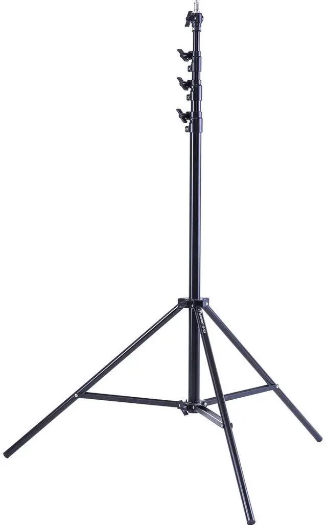 Alt view image 3 of 7 - Flashpoint 13' Pro Air-Cushioned Heavy-Duty Light Stand V2, Black