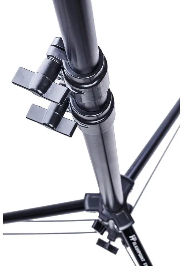 Alt view image 5 of 7 - Flashpoint 13' Pro Air-Cushioned Heavy-Duty Light Stand V2, Black