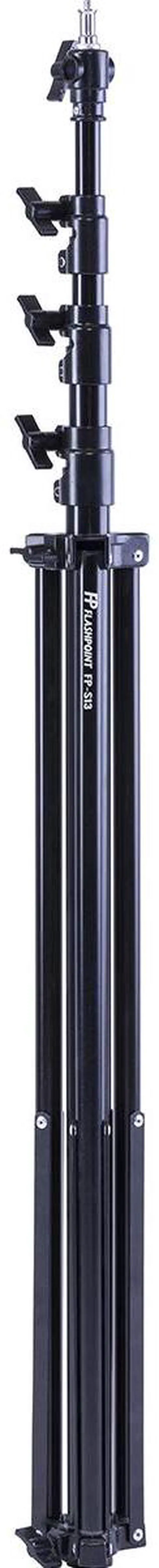 Alt view image 7 of 7 - Flashpoint 13' Pro Air-Cushioned Heavy-Duty Light Stand V2, Black